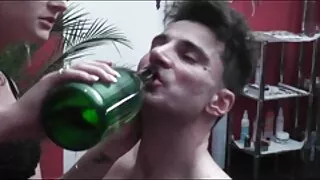 Seksi am sikme grup kız göğüsleri